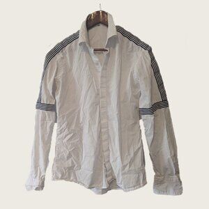 TAKESHY KUROSAWA - Sport striped shirt - Sz M (fits S)